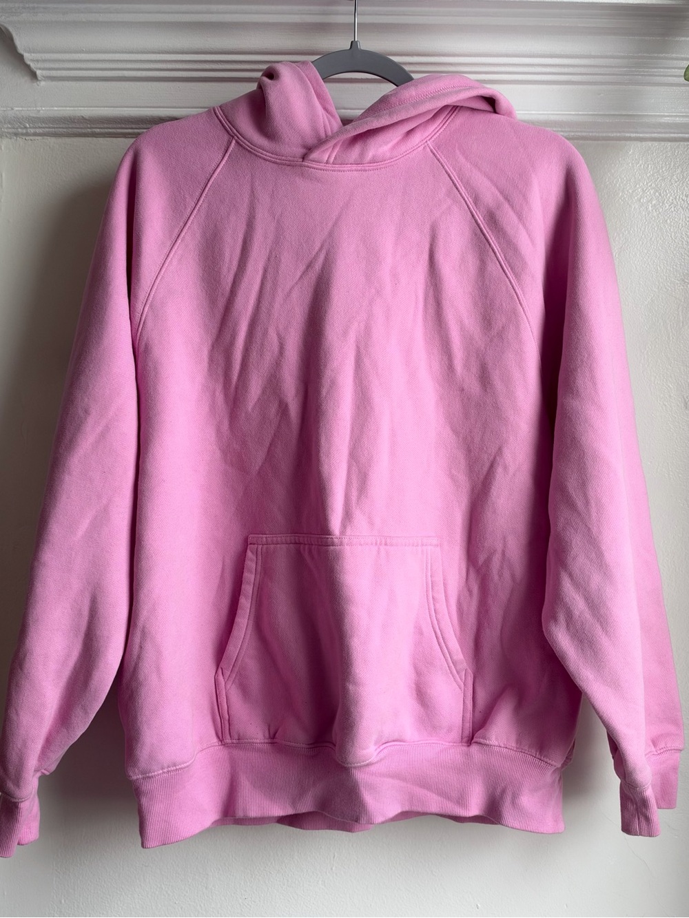 Aritzia Tna Cozy Fleece Perfect Hoodie Pink - Size Small